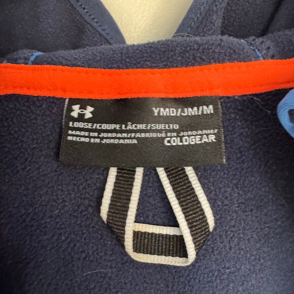 Under Armour Storm, Water Repellent, Coldgear Hooded Jacket in Powderkeg Blue - Picture 7 of 7